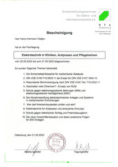 Fachtagung Elektrotechnik in Kliniken, Arztpraxen und Pflegeheimen, Heinz-Hermann Oetjen
